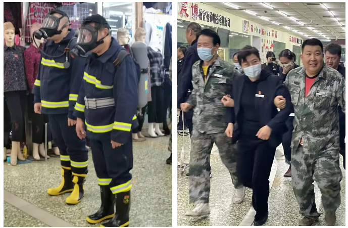 居安思危,防患未“燃”——鞍勤商业开展消防应急逃生演练(图3) 居安思危,防患未“燃”——鞍勤商业开展消防应急逃生演练(图3)